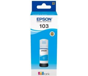 EPSON 103 EcoTank Cyan ink bottle