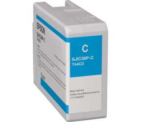 EPSON SJIC36P(C): Ink cartridge for ColorWorks C6500/C6000 (Cyan)