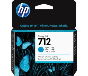 HP 712 29-ml Cyan DesignJet Ink Cartridge