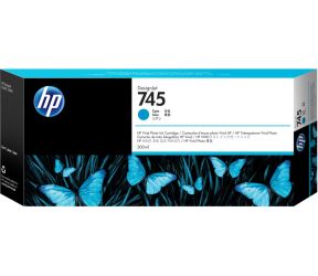 HP 745 Ink Cartridge Cyan 300 ml
